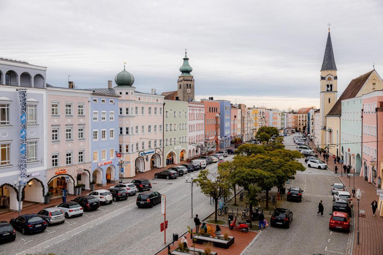 Highlight Am Stadtplatz Muehldorf - C4S Come4Stay - 2 Zimmer Wohnung I Bis Zu 5 Gaeste Luaran gambar